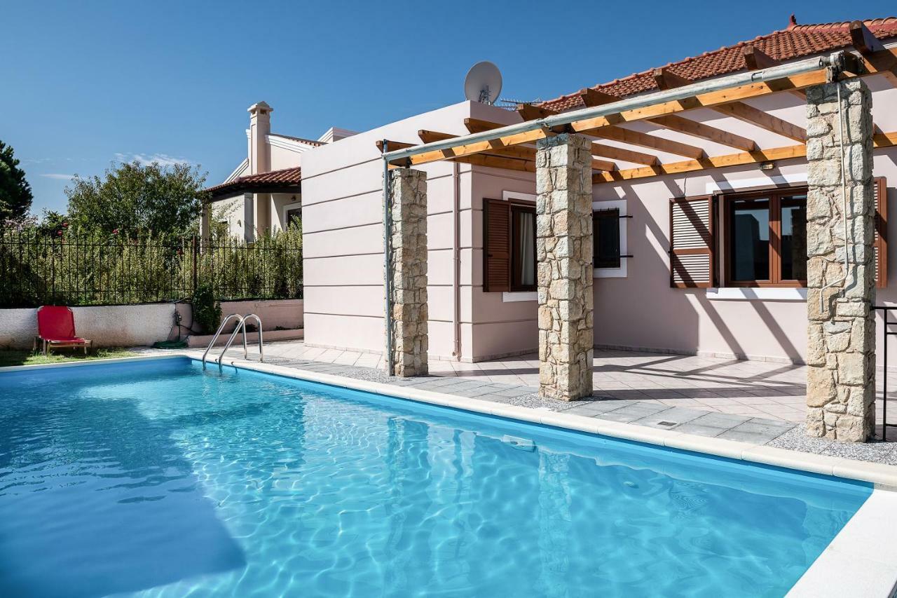 Villa Lila Hill House Stalós Exterior foto